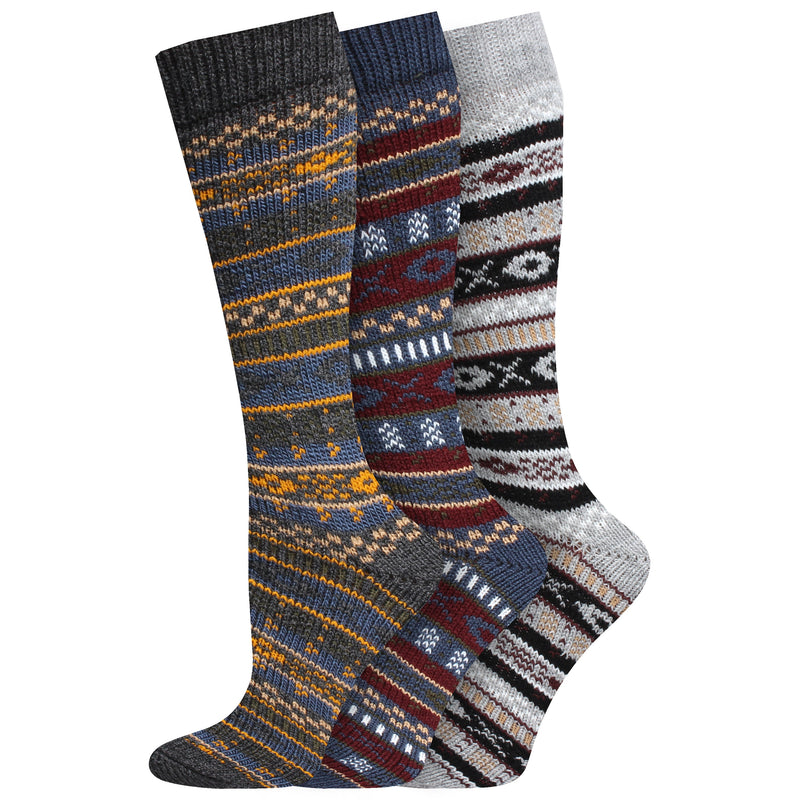 Ladies Boot Length Longer Length Boot Socks Soft Acrylic - Teal