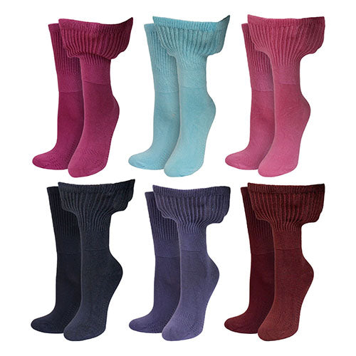 3,6&12 Ladies Designer Non Elastic Diabetic Friendly Quality Sock UK4-7  EU35-39