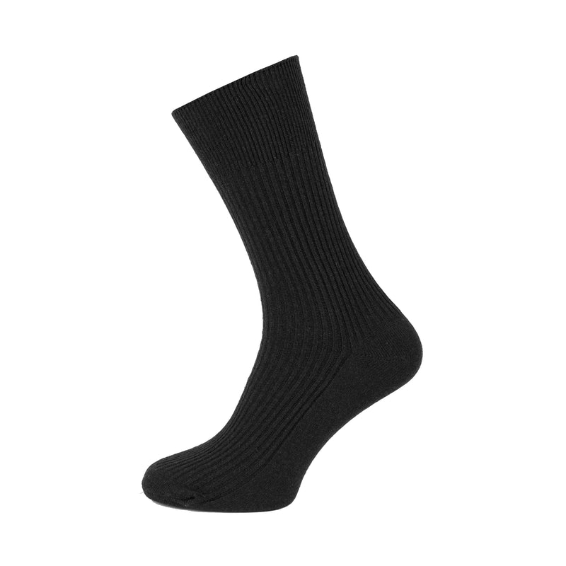 Men's 100% Cotton Socks Non Elastic Diabetic Friendly Socks - Assorted - 12 Pairs