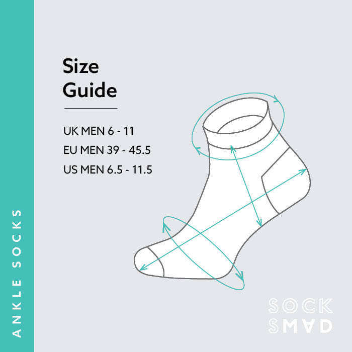 12 Pairs Men's Plain White Everyday Trainer Socks