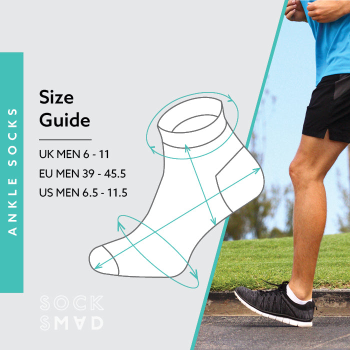 12 Pairs Men's Designer Trainer Socks Twisted Yarn