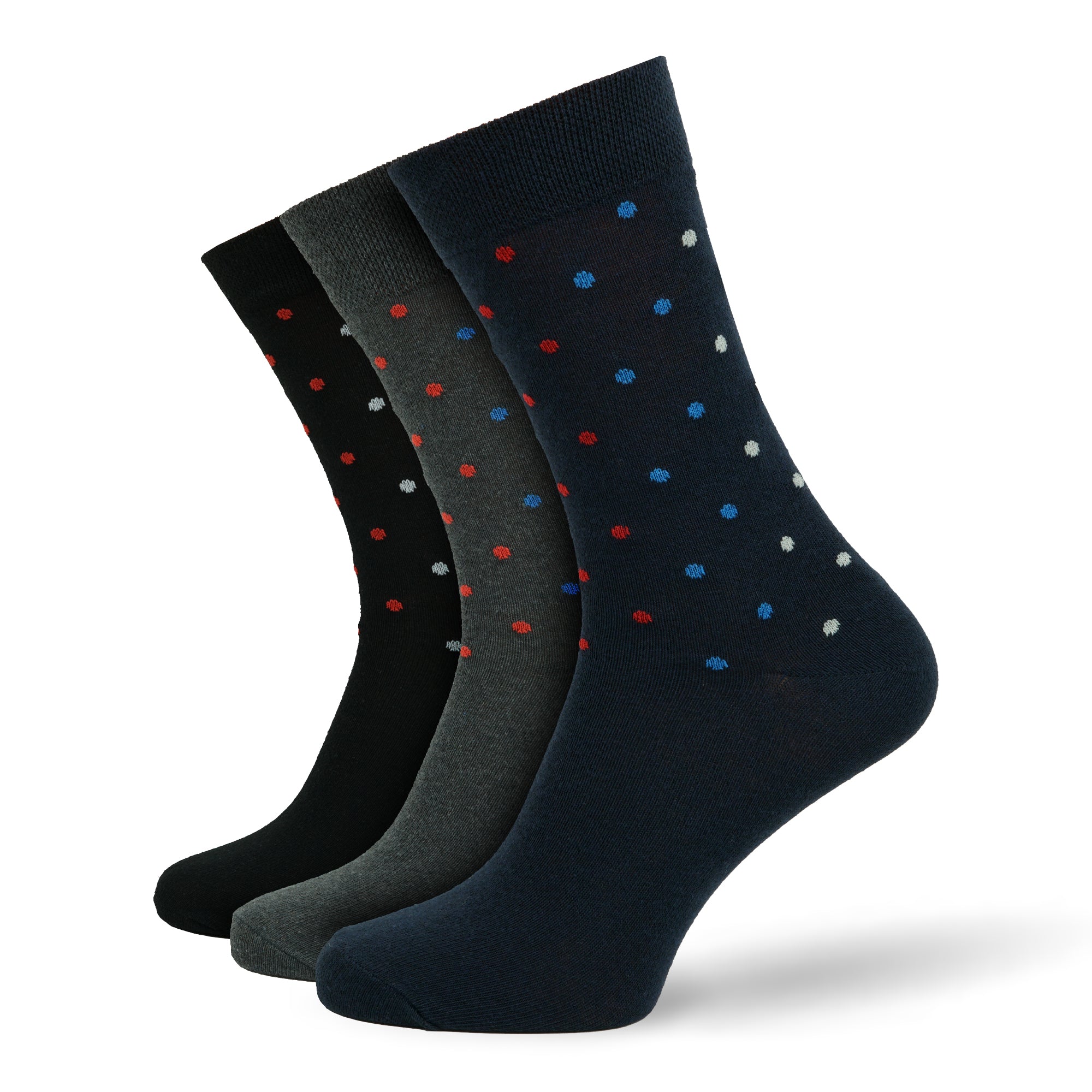 Men's 12 Pair Polka Dot Socks – Cotton Rich UK 6-11
