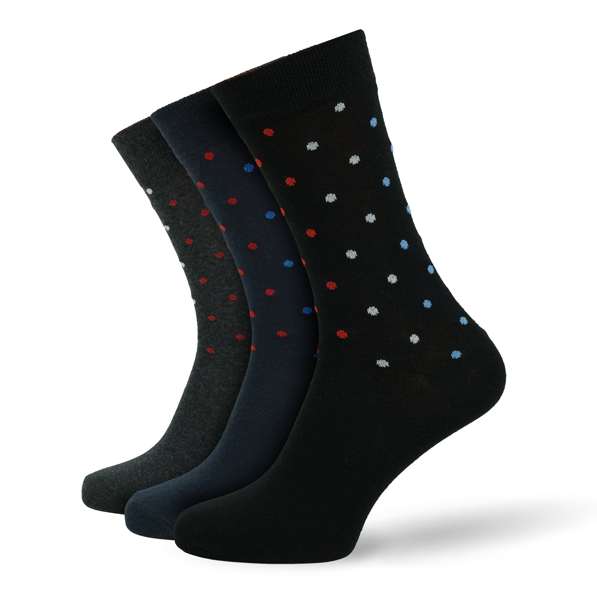 Men's 12 Pair Polka Dot Socks – Cotton Rich UK 6-11