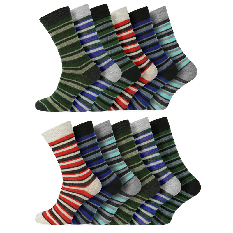 Mens Everyday Design Socks Classic Stripe Collection