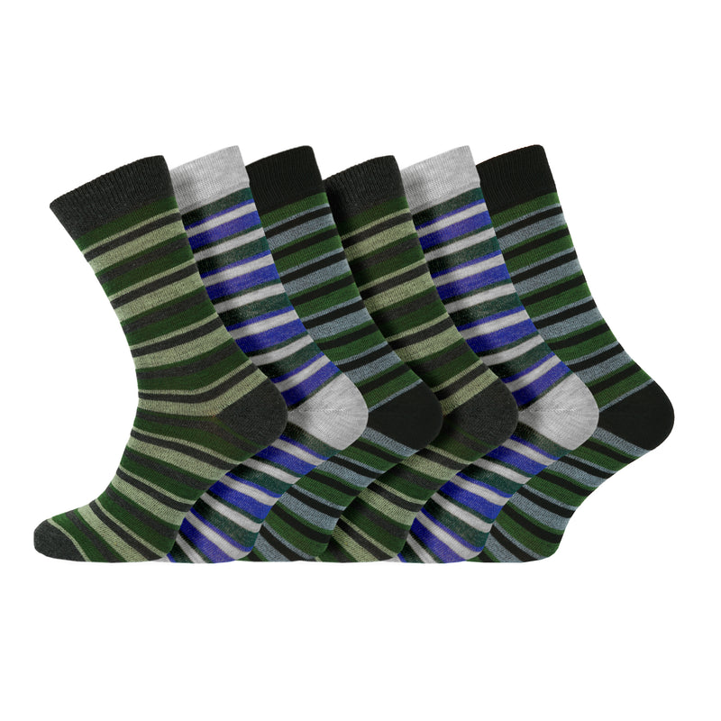 Mens Everyday Design Socks Classic Stripe Collection