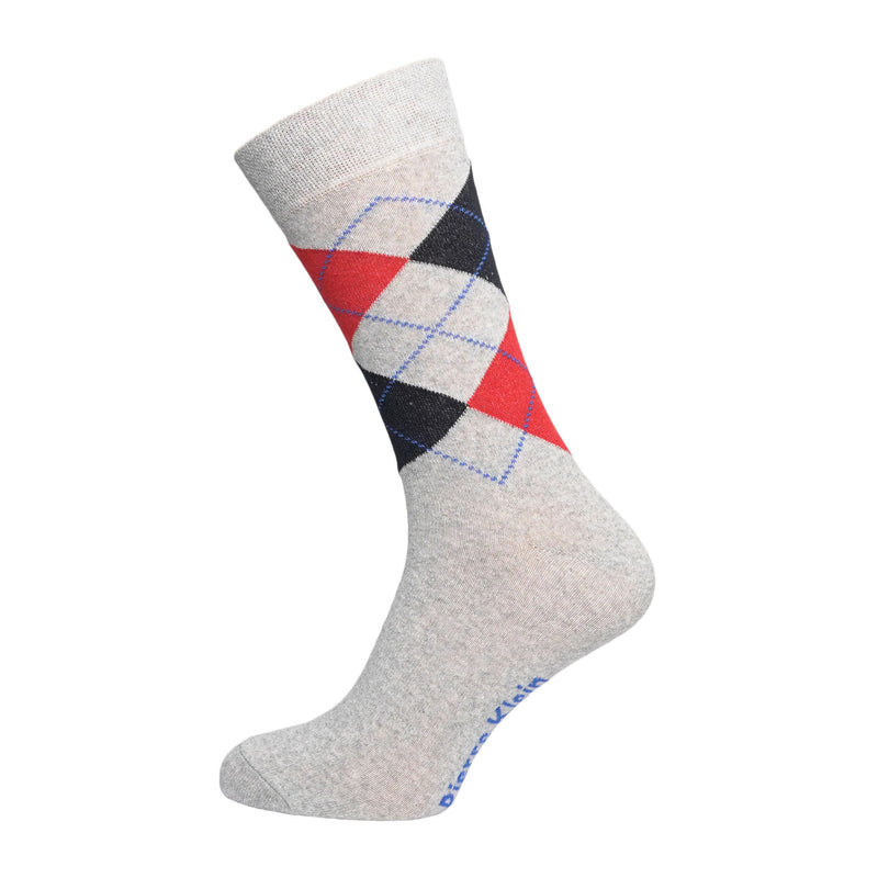 Mens Cotton Rich Classic Quality Dress Socks - MULTI MIX