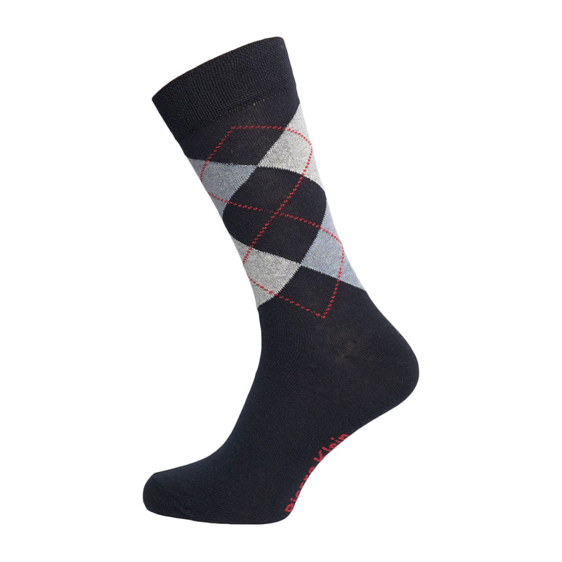 Mens Cotton Rich Classic Quality Dress Socks - MULTI MIX