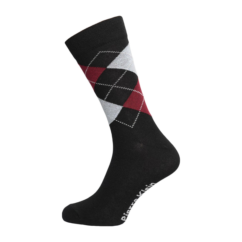 Mens Cotton Rich Classic Quality Dress Socks - MULTI MIX