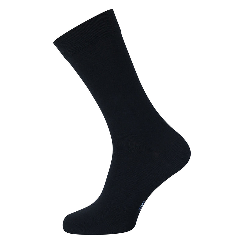 Mens Cotton Rich Classic Quality Dress Socks - MULTI MIX