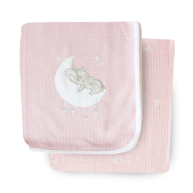 100% Cotton Extra Soft Baby Cellular Blankets Crib Moses Basket Cot Pram 2 Pack