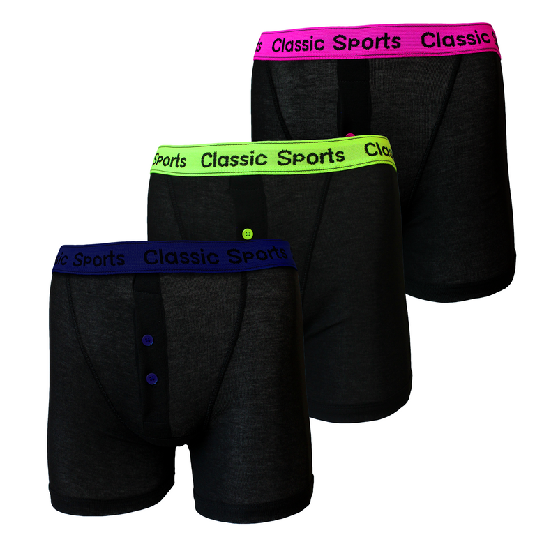 Mens Boxer Shorts Neon Elastic Band