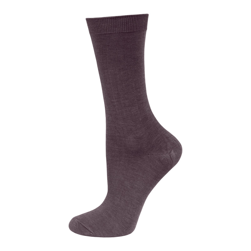 Ladies LIGHTWEIGHT Extra Fine Knit Thermal Socks Black Assorted
