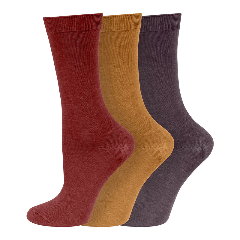 Ladies LIGHTWEIGHT Extra Fine Knit Thermal Socks Black Assorted
