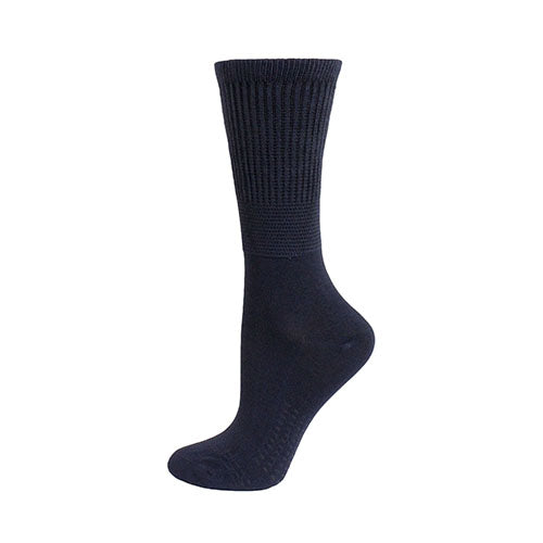 Ladies EXTRA WIDE Diabetic Bamboo Socks - Assorted