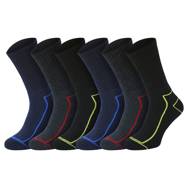 Mens Heavy Duty Bigfoot Regular Smooth Seam Work Socks