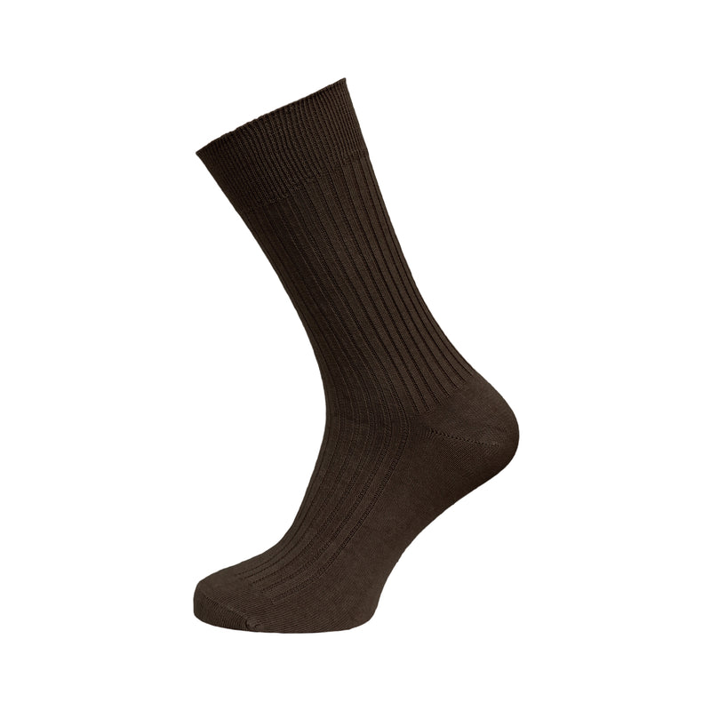 Men's BIG FOOT Non-Elastic 100% Cotton Assorted Socks