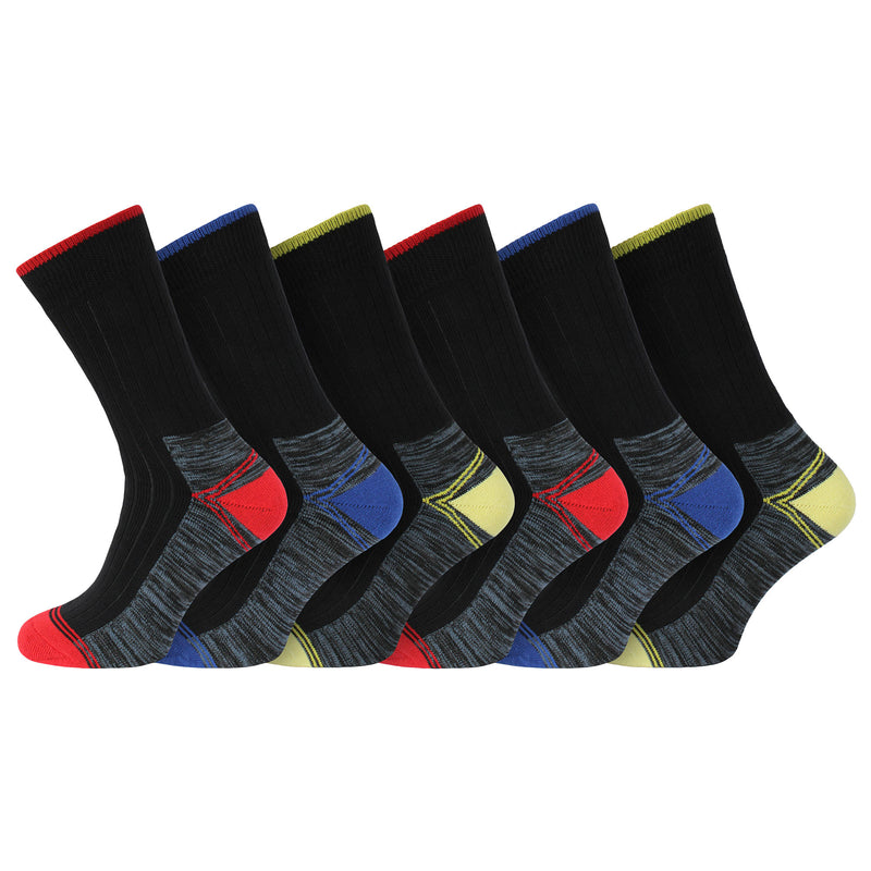Socksmad mens ultimate work socks reinforced heel toe 12 prs SocksMad
